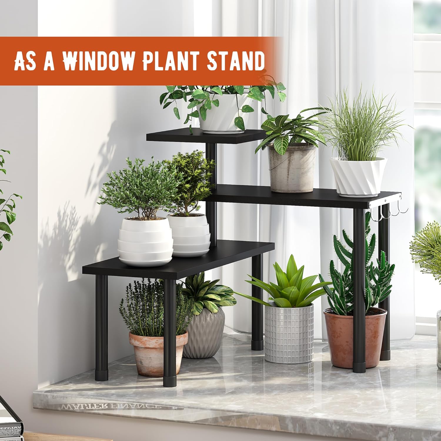 Organizer Tables, Organization, Moveable Corner Shelf for Kitchen, Bathroom , Spice Rack , Coffee Area, Dresser Table -3 Tier Organizer Tables, Organization, Moveable Corner Shelf for Kitchen, Bathroom , Spice Rack , Coffee Area, Dresser Table -3 Tier